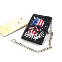 ราคา กระเป๋า กระเป๋าสตางค์ผู้ชาย แบบ3 พับตีนตุ็กแก มีโซ่แถมฟรีทุกใบ CHAIN WALLET BAGs พร้อมส่งทันที (7488548799)