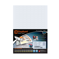 ราคา Elephant ตราช้าง กระดาษสติ๊กเกอร์ สติ๊กเกอร์ SMEs A4 บรรจุ 10 แผ่น แพ็ค จำนวน 1 แพ็ค (894704583)