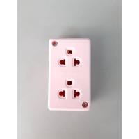 ราคา ปลั๊กกราวน์คู่ลอย คละสี ปลั๊กไฟ ปลั๊กกราวน์เดี่ยว ปลั๊กกราวน์คู่ ปลั๊กกราวน์ 3 ที่ ปลั๊กสามตา (19318249490)