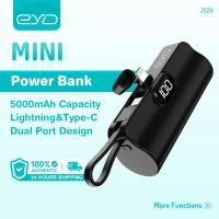 ราคา EYD รับประกัน1ปี JS17 พาวเวอร์แบงค์ 5000mah Mini power bank แบบพกพา ชาร์จเร็ว สําหรับ แบตสำรอง เพาเวอร์แบงค์ แบตเตอรี่สำรอง พาวเวอร์แบงค์แท้ สําหรับ Samsung apple 15 14 13 12 11 Fast Charging 2 พอร์ต 