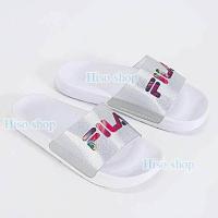 ราคา รองเท้าแตะ ฟิลล่า FILA Cosmo รองเท้าแตะผู้หญิง สีขาวเงิน 8US สินค้าของแท้จากช้อป ใส่สบาย (2055748335)