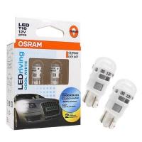 ราคา OSRAMหลอดไฟหรี่ ส่องแผนที่ ส่องป้ายทะเบียน T10 LEDriving Cool white LED 6700k (15585392030)