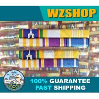 ราคา แพรแถบย่อพร้อมตัวติดเครื่องราช ประดับชุดข้าราชการ แบบ 2 แถว (9023351707)