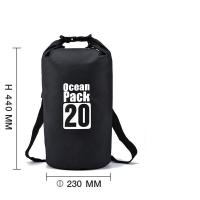 ราคา กระเป๋ากันน้ำสำหรับดำน้ำ กระเป๋ากันน้ำ ถุงกันน้ำ ถุงใส่ดำน้ำ กระเป๋าจัดเก็บของกันน้ำขนาด 59 cm จุ 20 ลิตร Waterproof diving bag ocean pack 20 Liters capacity (7460848324)