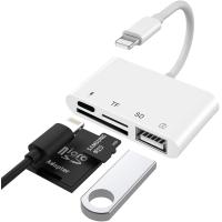 ราคา สายแปลงต่อ iPhone iPad Lightning to USB 3 Camera Adapter เพื่อโอนถ่ายข้อมูลจาก กล้อง USB Flash Drive Card Reader (17505252125)
