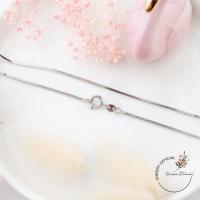 ราคา พร้อมส่ง สร้อยคอ ชุบทองคำขาว ไม่ลอกไม่ดำ ใส่อาบน้ำได้ สร้อยคออิตาลี437 (14022983826)