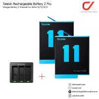ราคา Telesin GoPro Rechargeable Battery for GoPro Hero 12 11 10 9 Charger Battery 3 Channel แบตโกโปร (11127315504)