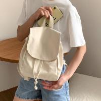 ราคา พร้อมส่ง กระเป๋าเป้ กระเป๋าสะพายหลัง กระเป๋าผ้า แคนวาส มินิมอล สไตล์เกาหลี Heather Backpack (18586818312)