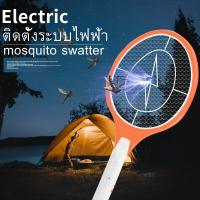 ราคา เครื่องดักยุง Electric Mosquito Swatter Rechargeable Bug Zapper Fly Swatter Indoor Mosquito Killer Home Use Insect Trap with Safe Mesh Net and Flashlight ดักยุง (2715736888)