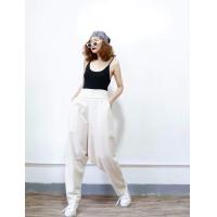 ราคา กางเกงผ้าฝ้าย กางเกงม้งเอวยืด27 38 (14180746707)