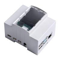 ราคา DIN Rail Case for Raspberry Pi 4 Model B เคสติดรางปีกนก (14755352873)