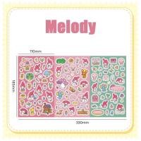 ราคา Sanrio Hello Kitty Kuromi สติกเกอร์คู่มือสมุดบันทึกเมโลดี้ Cinnamoroll สติกเกอร์การ์ดตกแต่งของเล่นเด็กของขวัญเด็กผู้หญิง (21170978961)