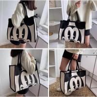 ราคา กระเป๋าผ้าแคนวาสมิกกี้ Mickey Mouse สุดคลาสสิค ใบนี้ใหญ่จุใจ (20628660524)