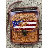 ราคา กระเป๋าสะพายข้าง ไซส์เล็ก7x9นิ้ว หนังแท้ งานทำมือ ลายดุน คาวบอย ม้า งานตอกมือ แกะลาย ทำจากหนังแท้ หนังฟอกฝาด สีน้ำตาล สีดำ กระเป๋าสะพายหนังแท้ หนังวัว (15959382953)