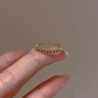 ราคา เกี่ยวกับแหวนซอกสูงแหวนรูปแบบเรียบง่ายทอง Electroplated แท้เพทายมรกตงูขนาดเล็กเครื่องประดับสำหรับสัมผัสขายส่ง (18599547312)