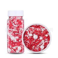 ราคา น้ำตาลแต่งเค้กหัวใจ มุกแต่งหน้าเค้ก น้ำตาลหัวใจ มุกวาเลนไทน์ น้ำตาลแต่งเค้กวาเลนไทน์ ขนาด 100กรัม (18215268326)