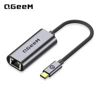 ราคา USB C To Ethernet Adapter QGeeM Gigabit Ethernet USB Cthunderbolt 3ถึง Ethernet RJ45 LAN อะแดปเตอร์เครือข่ายเครือข่าย USB (21170524885)