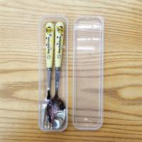 ราคา ชุดช้อนส้อม 3ชิ้น ชุดช้อนส้อมสเตนเลส Sanrio Melody Kuromi ลายการ์ตูน ชุดช้อนส้อมตะเกียบ เหมาะสำหรับพกพา พร้อมกล่องใส (20921246513)