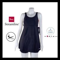 ราคา S XL ชุดว่ายน้ำ BSC Streamline ชุดติดกัน ด้านในมีกางเกงขาสั้น สีดำล้วน (19966379075)