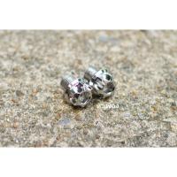 ราคา น็อตอุดกระจก ปิดรูกระจก ราคาต่อคู่ Honda Giorno 125 สีเลส (20579153723)