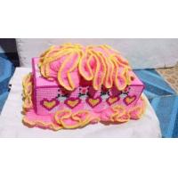 ราคา กล่องกระดาษทิชชู่ไหมพรม สวย ถักเอง งานแฮนด์เมด (20166387122)