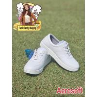 ราคา รองเท้าผ้าใบสีขาว Aerosoft Arch Support รุ่น SN7805 รองเท้าเพื่อสุขภาพ ของแท้มือหนึ่ง (20887585284)