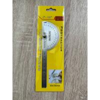 ราคา โปรเทคเตอร์วัดองศางาน เครื่องมือวัดองศา 0 180องศา ยาว10cm สินค้าพร้อมส่ง (18280075507)