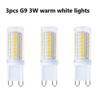 ราคา หลอดไฟ LED 2 ขา 3PCS G4 G9 220V 3W 5W หลอดไฟเซรามิกสีขาวอบอุ่นสําหรับหลอดไฟโคมระย้าสําหรับบ้าน (17884156709)