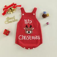 ราคา ชุดรอมเปอร์เด็กเด็กผู้หญิงเด็กผู้ชาย ANFUTON ชุดถักลายกวางเอลก์แขนกุดมีกระดุมทรงหลวมสำหรับฤดูร้อนเสื้อรอมเปอร์สั้นคริสต์มาสฤดูใบไม้ร่วง (20812423287)