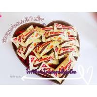 ราคา อัลมอนด์เคลือบช็อคโกแลต กล่องรูปหัวใจ มีแบบ 20 เม็ดย่อย 36 เม็ดย่อย ตรายูไนเต็ด และ แบบถังเหล็ก แบบถัง แบบกระปุก บรรจุ 40 เม็ด ตรายูไนเต็ด (17565138369)