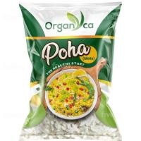 ราคา poha organica ข้าวเม่าอินเดีย 500g Rice Flakes 500 กรัม Rice Flakes ยี่ห้อ organica ข้าวเม่าอินเดีย (16776064576)