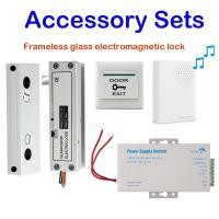 ราคา DC12V Frameless ล็อคประตูกระจกล็อคแม่เหล็กไฟฟ้า NC Fail Safe Swing Glass Lock ล็อคประตูไฟฟ้า COM NO NC Timer Delay (18316661510)