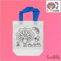 ราคา Sweet Belly ระบายสี 6 แท่ง กระเป๋าผ้าระบายสีพร้อมสีระบาย กระเป๋าผ้า graffiti bag มีสินค้าพร้อมส่ง (18942431182)