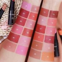 ราคา ลิปแท่งดำ Sivanna Colors Matte Lipstick HF308 no1 20 ซีเวียน่า ลิป เนื้อแมท ลิปสติกเนื้อแมท 3 2g (11336585709)