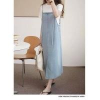 ราคา เอี็ยมแขนกุด เอี๊ยมยีนส์ ผู้หญิง เอี๊ยมเอวสูง ผู้หญิง เอี้ยมสายเดี่ยว เอี่ยมยีนยาว เอี๊ยมแฟชั่นผู้หญิง ทรงหลวม เอี๊ยมสไตล์เกาหลีหญิง วินเทจ กระโปรงยีนส์ยาว ผู้หญิง (19529761800)