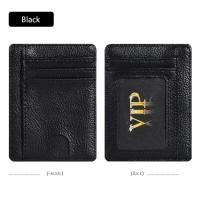 ราคา กระเป๋าใส่บัตรเครดิตสีทึบแบบเรียบง่ายสำหรับผู้หญิงและผู้ชายอุปกรณ์จัดระเบียบบัตรเครดิตด้วยหนังกระเป๋าเงิน2023 (21170744556)