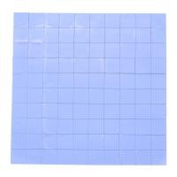 ราคา 100x 10x10x1mm silicone thermal pad for conductive heat sink Insulation Pate Blue (19582070529)