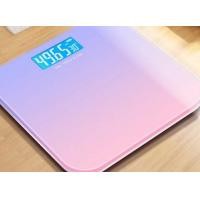 ราคา เครื่องชั่งน้ำหนักอิเล็กทรอนิคส์แบบดิจิตอลหน้าจอ LCD อัจฉริยะไล่ระดับสีเครื่องชั่งน้ำหนักแก้วเพื่อสุขภาพและการลดน้ำหนัก (21171017417)