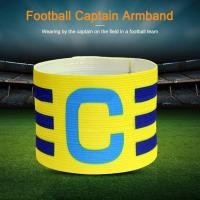 ราคา ปลอกแขนสายรัดแขนกัปตันทีมฟุตบอลใสสำหรับใส่แข่งขันพร้อมที่รัดแบบสัมผัสแถบ Pengikat Lengan สำหรับกัปตันฟุตบอล (19684460815)