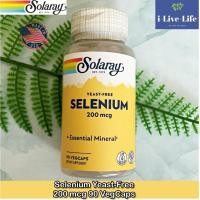 ราคา ซีลีเนียม Selenium Yeast Free 200 mcg 90 VegCaps Solaray (9745600964)