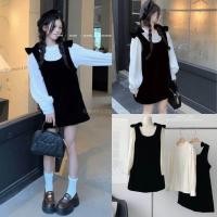 ราคา Dolly ribbon set 590 ฟรีส่ง set 2 pcs เสื้อแขนยาว คอแต่งระบาย โทนสีครีม ตีเกล็ดด้านหน้า มาพร้อมมินิเดรส คอยู แขนกุด ช่วงไหล่แต่งโบว์ ติดมากับชุด ผ้ากำมะหยี่เนื้อนุ่ม โทนสีดำ มีซับในตัว ซิปหลัง มีกระเป