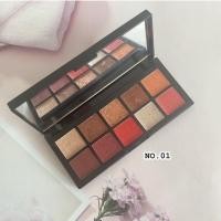 ราคา อายแชโดว์ พาเลททาตา 10 ช่อง No 8003 โนโว NOVO HOJO SHINE COLOR MASTER eyeshadow palette 10 color (16943655829)