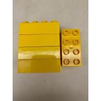 ราคา LEGO Duplo Brick เลโก้ดูโป บริค 2x4 มือสอง (19602641005)