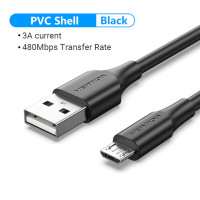 ราคา Vention สายไมโคร USB 3A ที่ชาร์จไฟรวดเร็ว USB สายข้อมูล2เมตร3M สำหรับโทรศัพท์มือถือระบบแอนดรอยด์โทรศัพท์ USB สายชาร์จ HTC LG แอนดรอยด์แท็บเล็ต Kabel USB (18162706552)