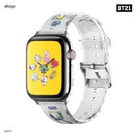ราคา elago BT21 Clear Apple Watch Strap for All Apple Watch series 1 2 3 4 5 6 7 8 9 SE Ultra 38 40 41mm 42 44 45mm สายนาฬิกา (7614371484)