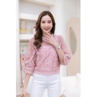 ราคา Forget me not เสื้อลูกไม้แฟชั่น งานสวย (19502643401)