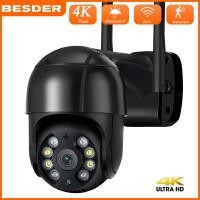 ราคา BESDER 4K 8MP Wifi IP กล้อง 5MP H 265 ไร้สายกลางแจ้ง PTZ กล้อง AI ติดตาม 3MP HD กล้องรักษาความปลอดภัย 1080P กล้องวงจรปิดเฝ้าระวัง P2P iCsee (12278238692)