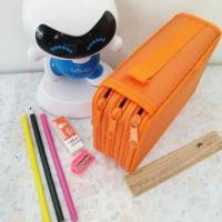 ราคา Rex TT Pencil not included Students Stationary Pen Eraser Pouch Organizor Bag 52 Inserting Large Capacity 3 Layers Pencil Holder Case (16480373161)