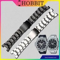 ราคา สแตนเลสสำหรับ สายนาฬิกา Casio G Shock GST W300 GST 400G GST B100 GST 210 S100D S110D W110สายนาฬิกาโลหะสร้อยข้อมือ สายดำ หัวสลักดำ (9400432583)