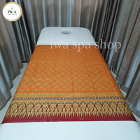 ราคา ผ้าคลุมเตียงสปา ผ้าปูเตียง ร้านสปา คลุมเตียงนวดหน้า ร้านสปา ร้านนวด ยาว 110 200 ผ้าลายไทย (18759945591)